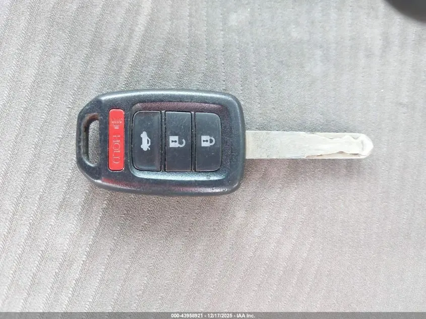 2017 HONDA ACCORD LX