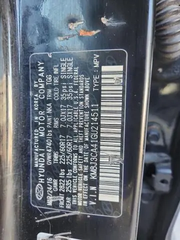 2016 HYUNDAI TUCSON LIMITED  