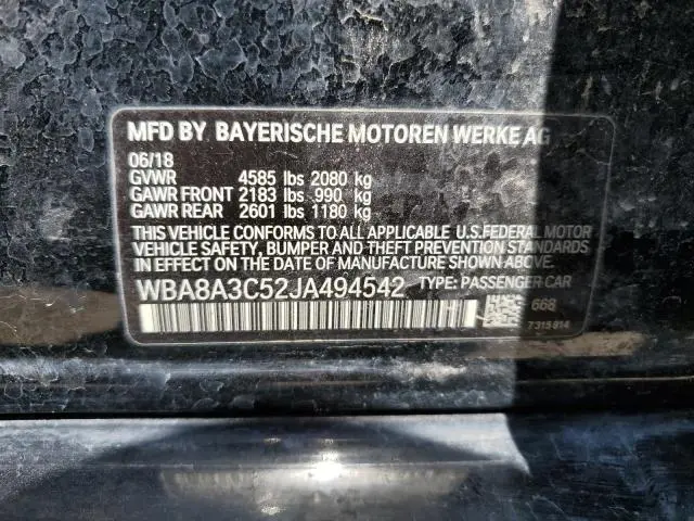 2018 BMW 320 XI  