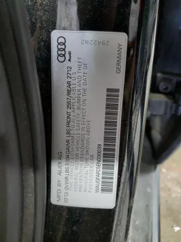 2014 AUDI A6 PREMIUM PLUS  
