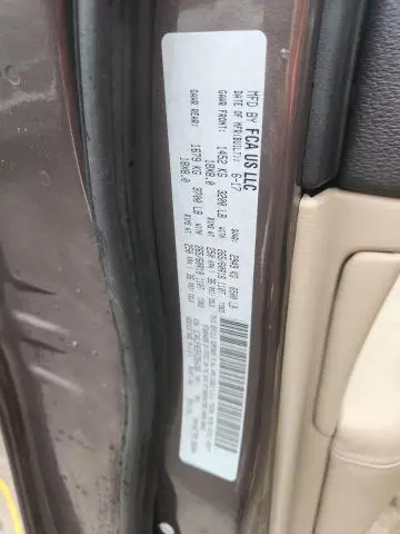 2017 JEEP GRAND CHEROKEE LIMITED  