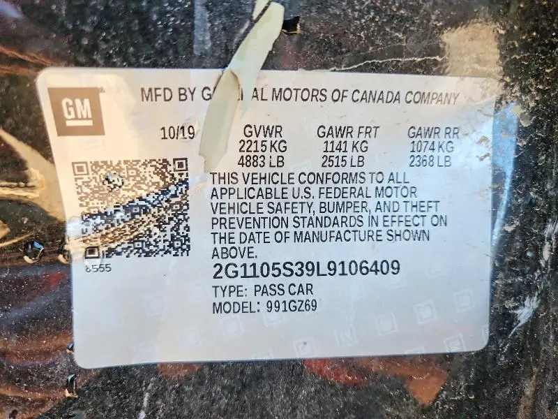 2020 CHEVROLET IMPALA PREMIER  