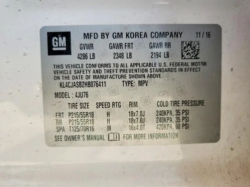 2017 BUICK ENCORE PREFERRED  