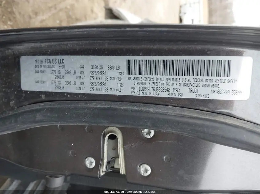 2018 RAM 1500 BIG HORN  4X4 5'7 BOX