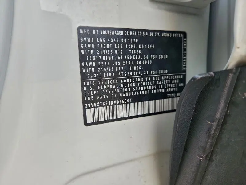 2024 VOLKSWAGEN TAOS S  