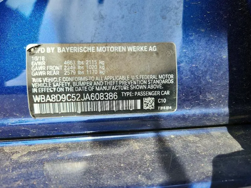 2018 BMW 330 XI  