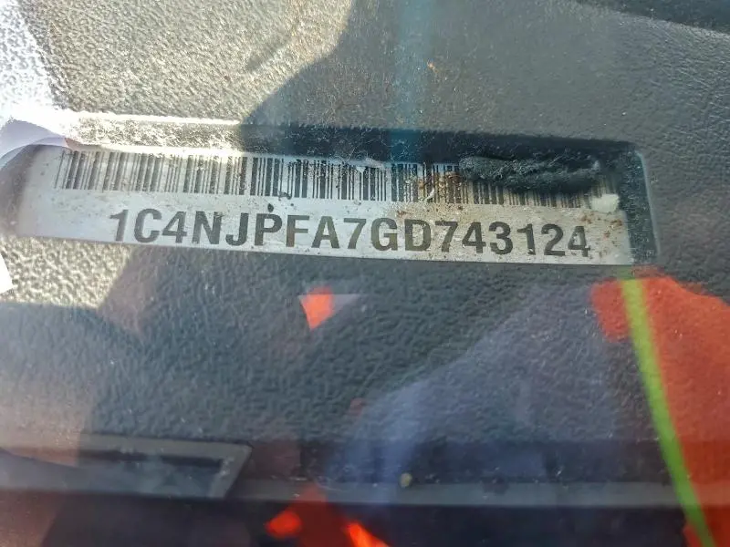 2016 JEEP PATRIOT LATITUDE  