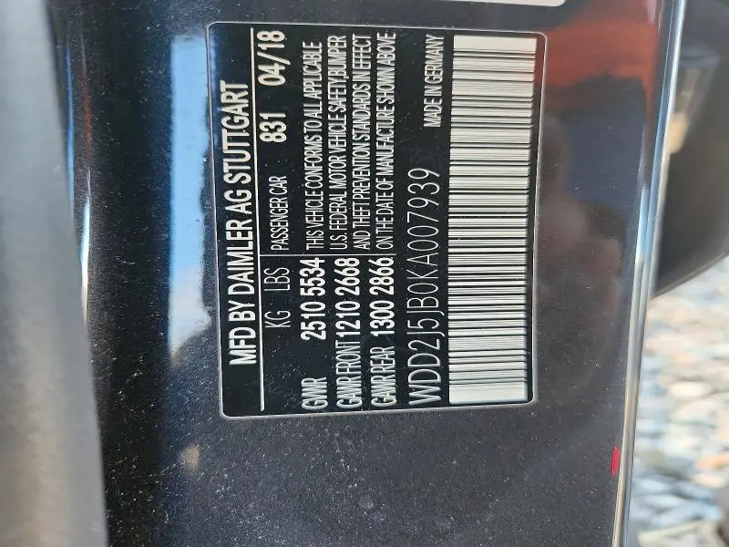 2019 MERCEDES-BENZ CLS 450  