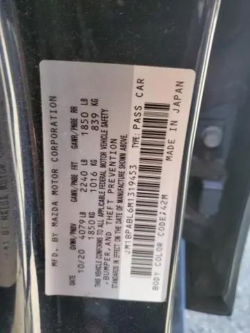 2021 MAZDA 3 SELECT  
