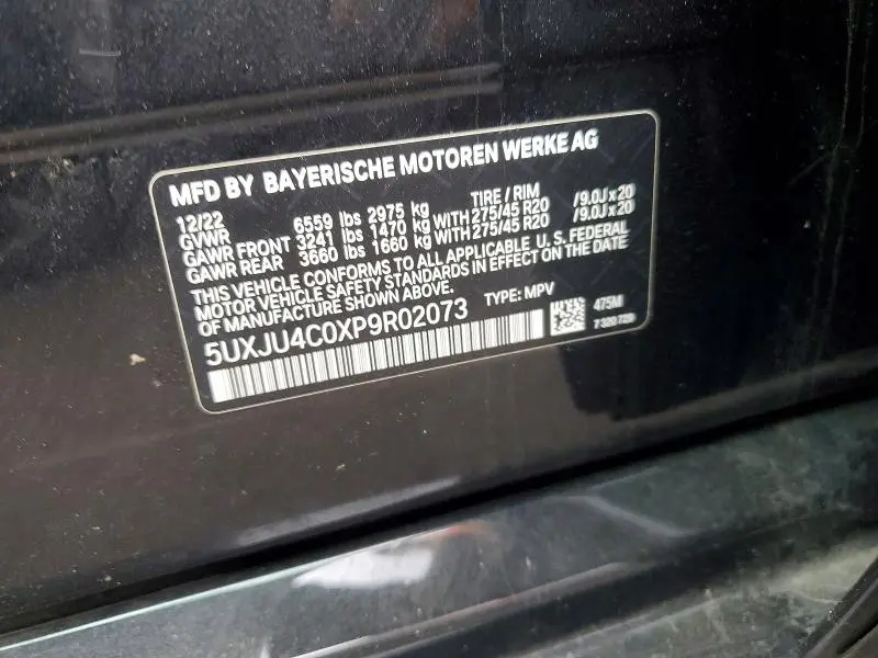 2023 BMW X5 M50I  