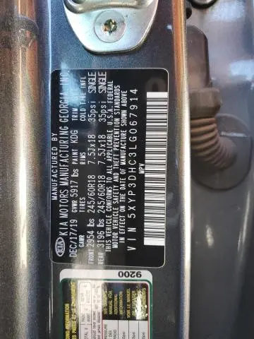 2020 KIA TELLURIDE EX  