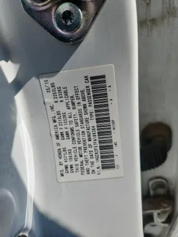 2015 HONDA ACCORD SPORT  