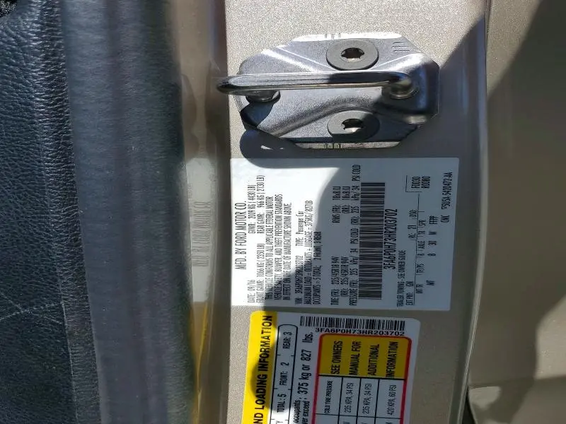 2017 FORD FUSION SE  