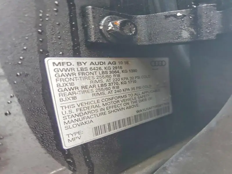 2019 AUDI Q7 PREMIUM PLUS  