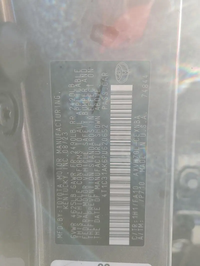 2023 TOYOTA CAMRY LE  