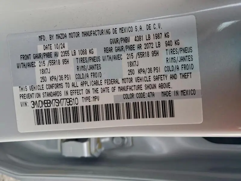 2025 MAZDA CX-30 SELECT  