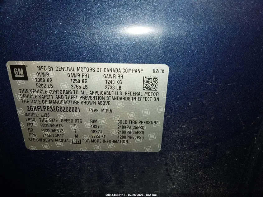 2016 GMC TERRAIN SLT