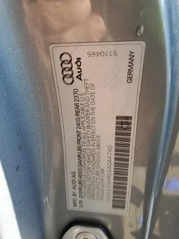 2010 AUDI A5 PREMIUM PLUS  