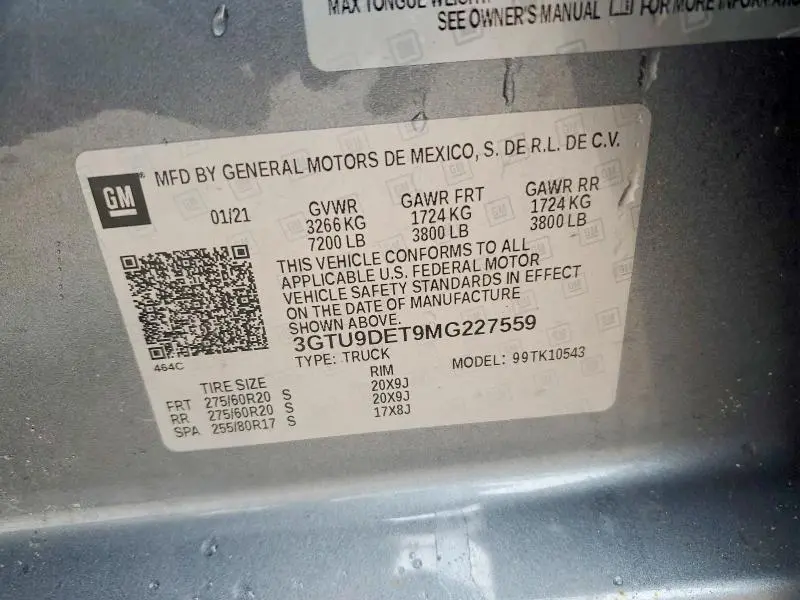 2021 GMC SIERRA K1500 SLT  