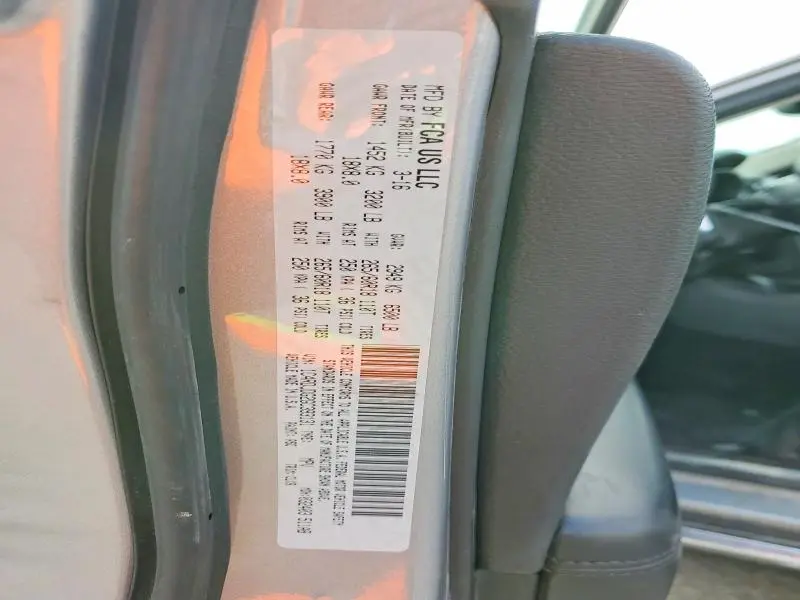 2016 DODGE DURANGO LIMITED  