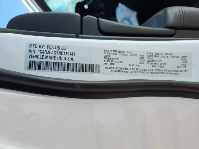 2022 JEEP GRAND CHEROKEE LAREDO E  