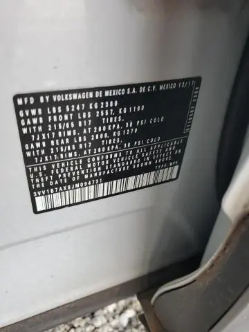 2018 VOLKSWAGEN TIGUAN S  