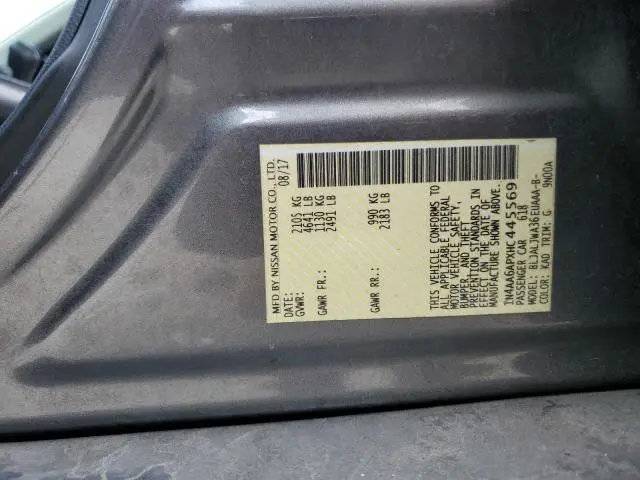 2017 NISSAN MAXIMA 3.5S  