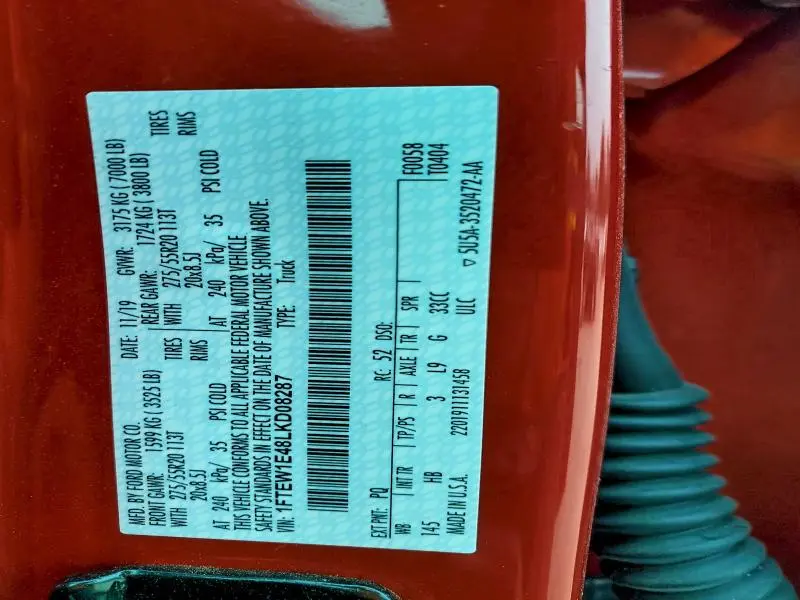 2020 FORD F150 SUPERCREW  