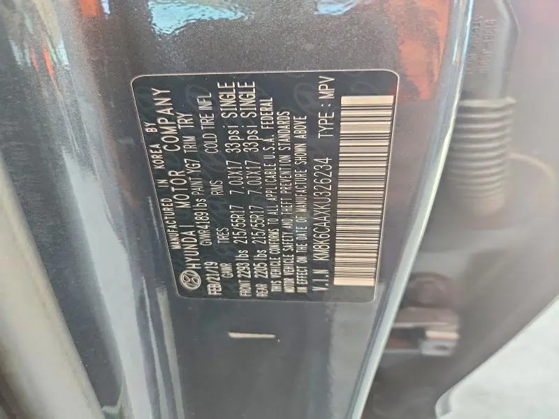 2019 HYUNDAI KONA SEL  