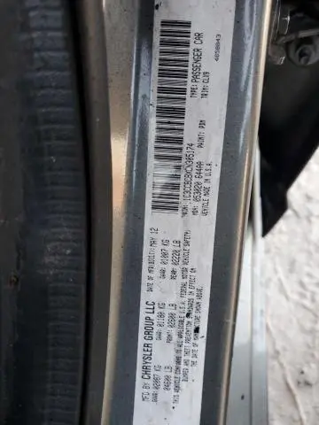 2012 CHRYSLER 200 LIMITED  