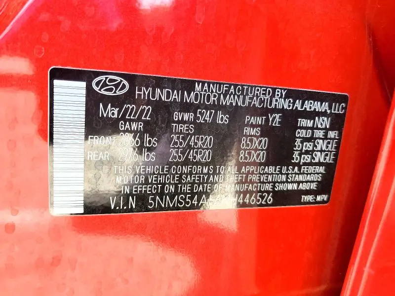2022 HYUNDAI SANTA FE CALLIGRAPHY  