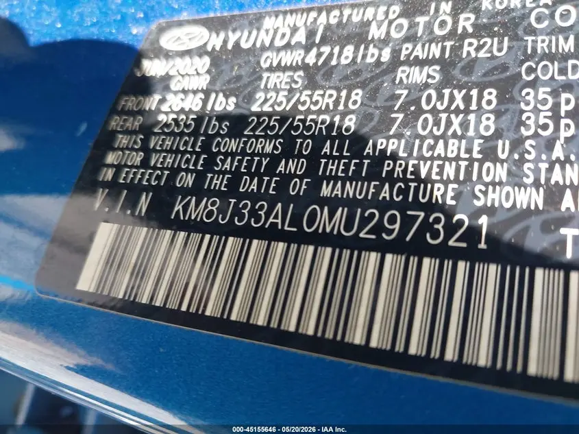 2021 HYUNDAI TUCSON SEL