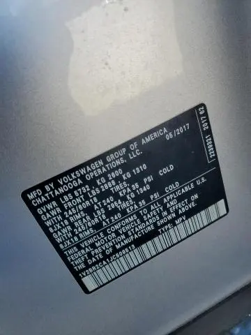 2018 VOLKSWAGEN ATLAS