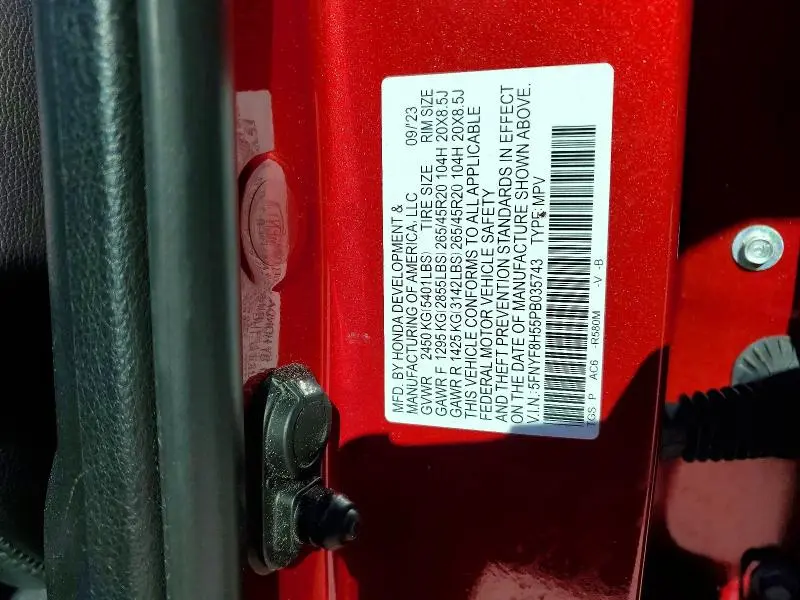2023 HONDA PASSPORT EXL  