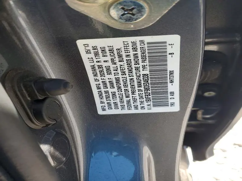 2013 HONDA CIVIC EXL  