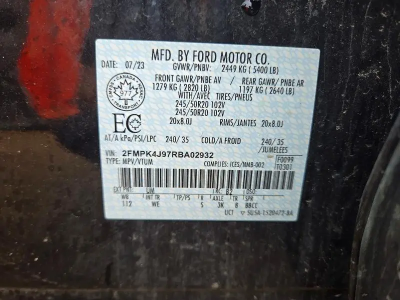 2024 FORD EDGE SEL  