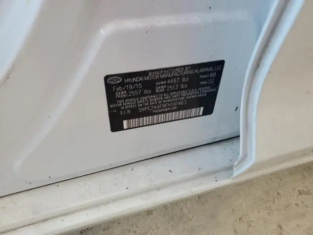 2015 HYUNDAI SONATA SE  