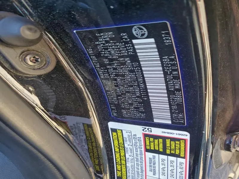 2022 TOYOTA CAMRY SE  