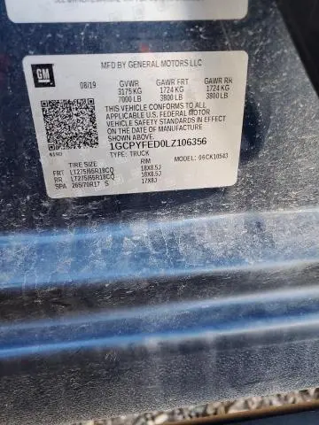 2020 CHEVROLET SILVERADO K1500 LT TRAIL BOSS  