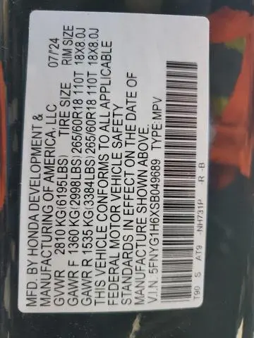 2025 HONDA PILOT TRAILSPORT  