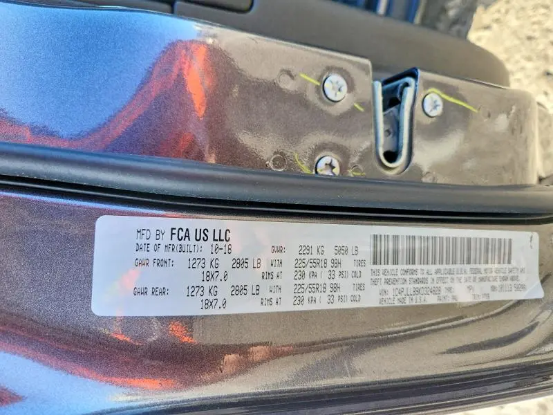 2019 JEEP CHEROKEE LATITUDE PLUS  