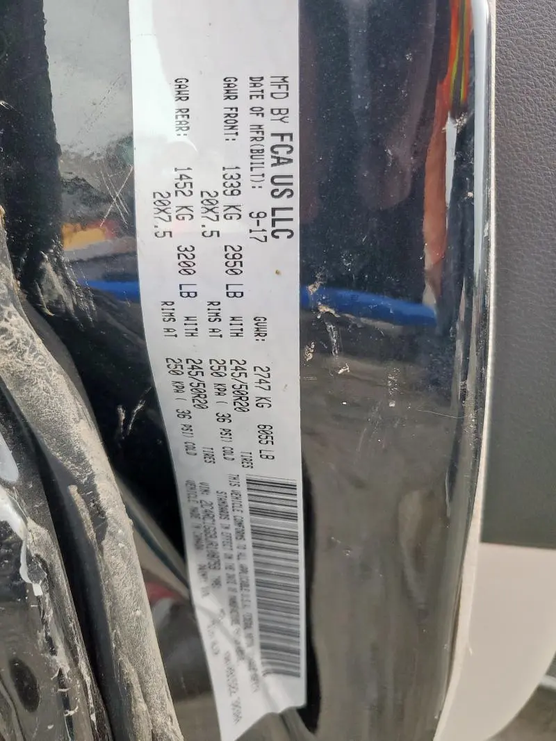 2018 CHRYSLER PACIFICA LIMITED  