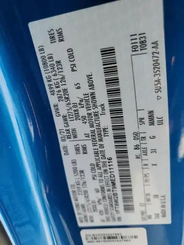 2021 FORD F250 SUPER DUTY  