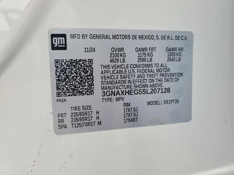 2025 CHEVROLET EQUINOX LT  