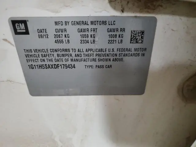 2013 CHEVROLET MALIBU LTZ  