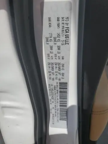 2016 DODGE DURANGO CITADEL  