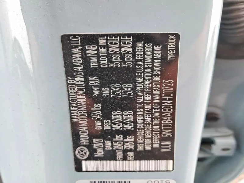 2022 HYUNDAI SANTA CRUZ SEL  