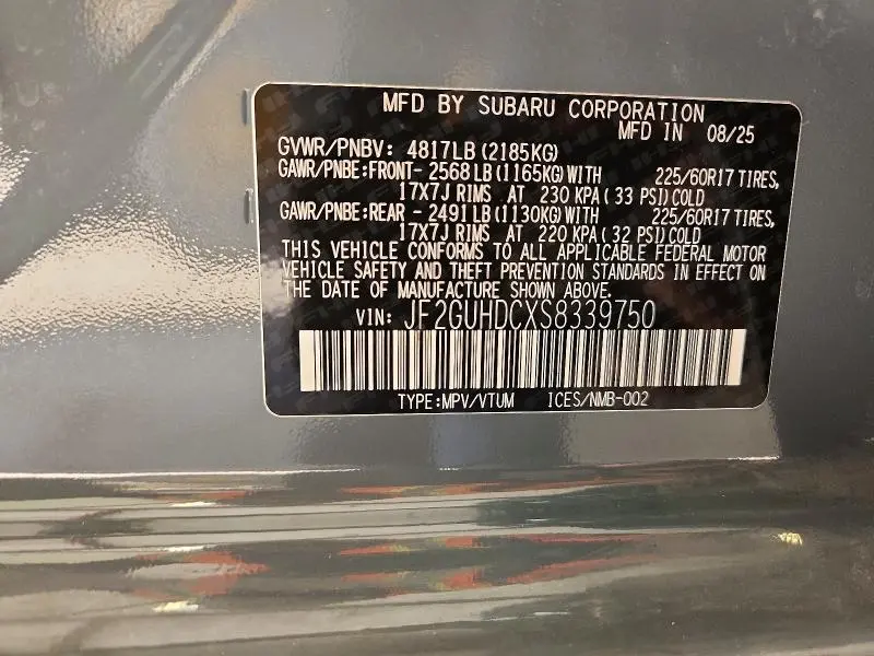 2025 SUBARU CROSSTREK PREMIUM  