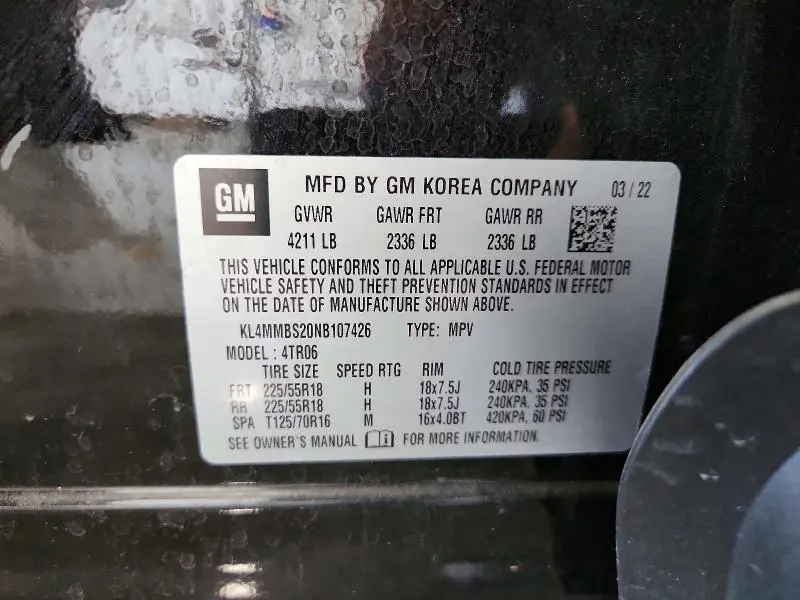 2022 BUICK ENCORE GX PREFERRED  