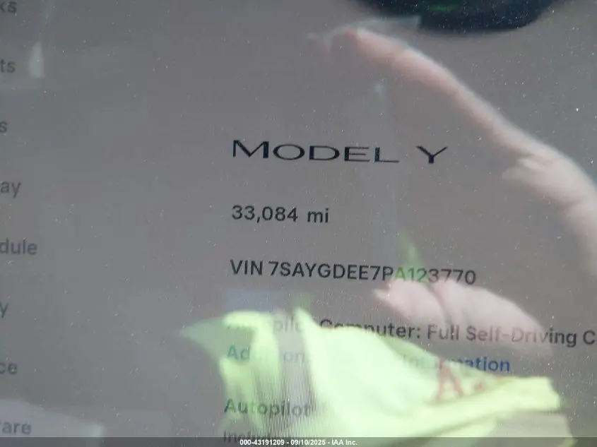 2023 TESLA MODEL Y AWD/LONG RANGE DUAL MOTOR ALL-WHEEL DRIVE